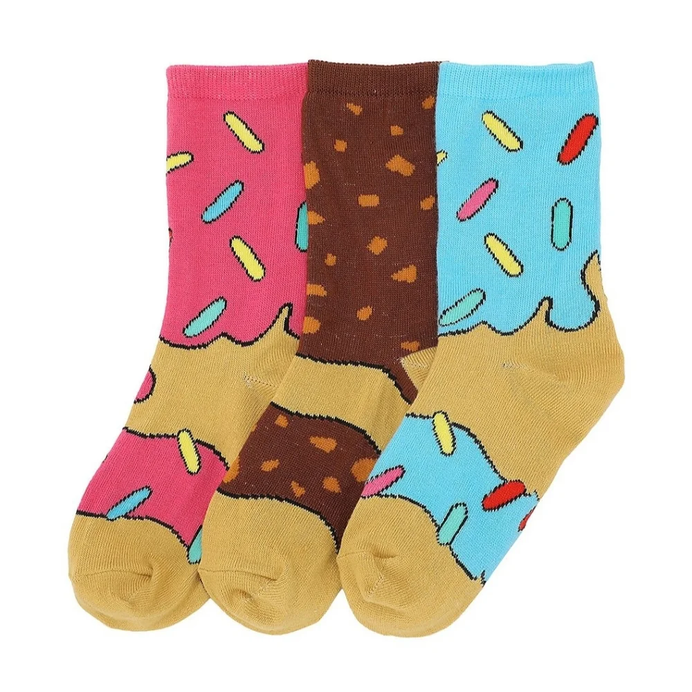 Donuts Kids 3pk Socks Box Set